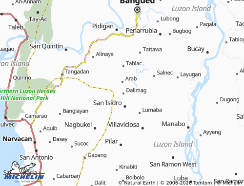 MICHELIN Cabayogan map - ViaMichelin
