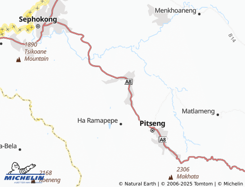 MICHELIN Ha Khojane map - ViaMichelin