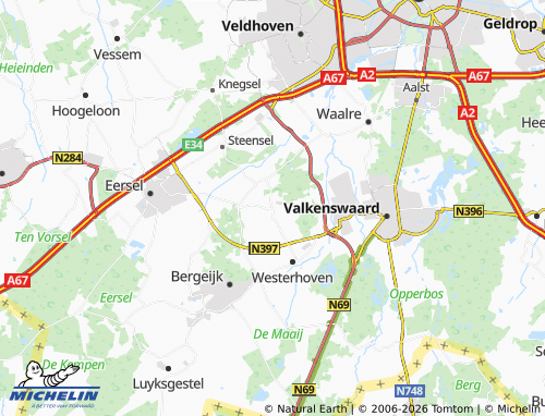 MICHELIN Riethoven map - ViaMichelin
