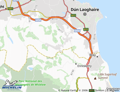 Mapa MICHELIN Glencullen - ViaMichelin