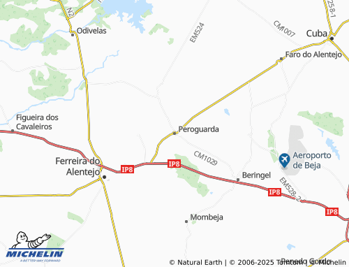 MICHELIN Peroguarda map - ViaMichelin