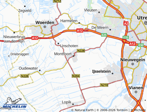 Carte MICHELIN Montfoort - ViaMichelin