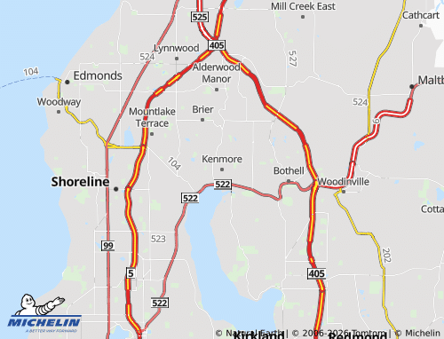 Mapa MICHELIN Kenmore - ViaMichelin