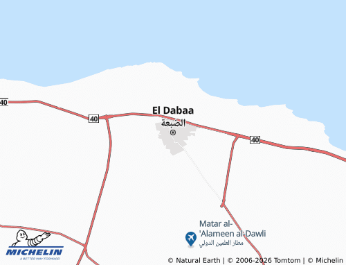 Mapa MICHELIN El Dabaa - ViaMichelin