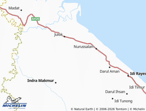 MICHELIN Seuneubok Panton map - ViaMichelin
