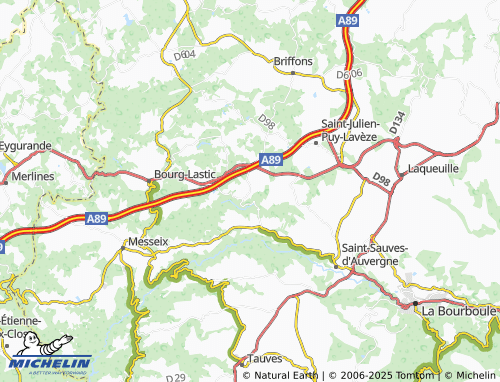MICHELIN Saint-Sulpice map - ViaMichelin
