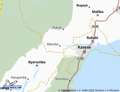Mapa MICHELIN Kilembe - ViaMichelin