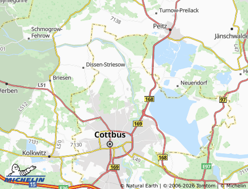 MICHELIN Skadow map - ViaMichelin