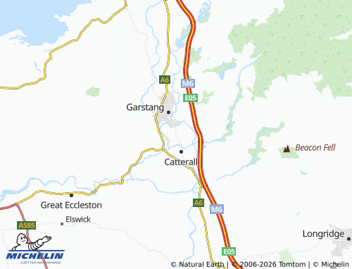 Carte MICHELIN Bowgreave - ViaMichelin