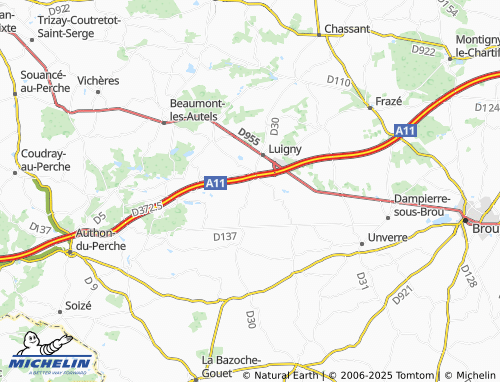 Carte MICHELIN Les Bouchets - ViaMichelin