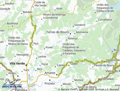 Mapa MICHELIN Pardieiro - ViaMichelin