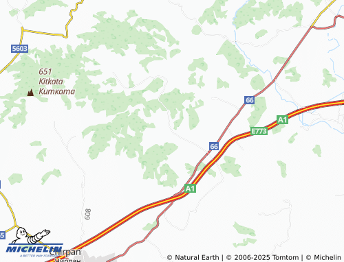 MICHELIN Vinarovo map - ViaMichelin