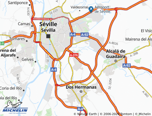MICHELIN-Landkarte Montequinto - ViaMichelin