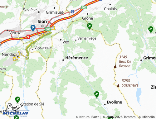 Carte MICHELIN Suen - ViaMichelin