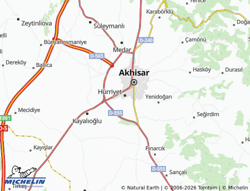 MICHELIN Hürriyet map - ViaMichelin