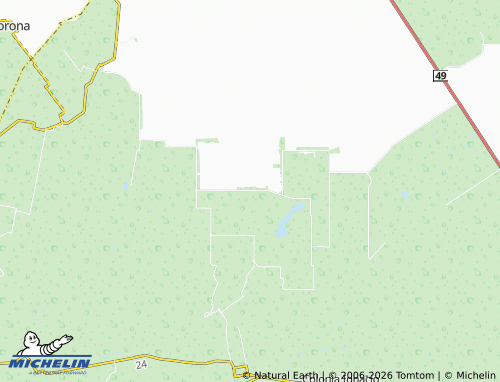 MICHELIN Campo Seis map - ViaMichelin