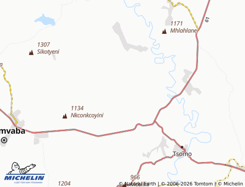 MICHELIN-Landkarte Ngceza - ViaMichelin