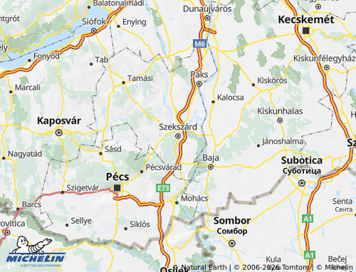 MICHELIN-Landkarte Tolnau - ViaMichelin