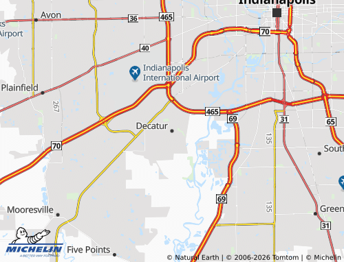 Carte MICHELIN Decatur - ViaMichelin