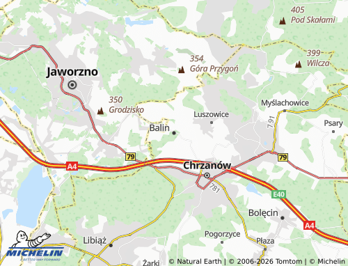 MICHELIN Balin map - ViaMichelin