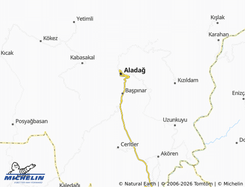 Mappa MICHELIN Başpınar - ViaMichelin