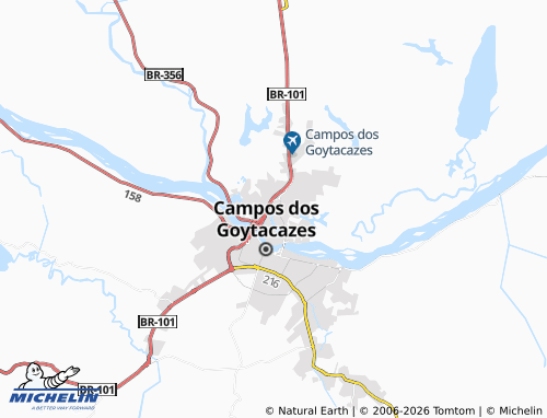 MICHELIN Parque Niterói map - ViaMichelin