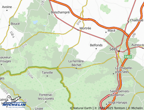 Mappa MICHELIN Saint-Hilaire-la-Gérard - ViaMichelin