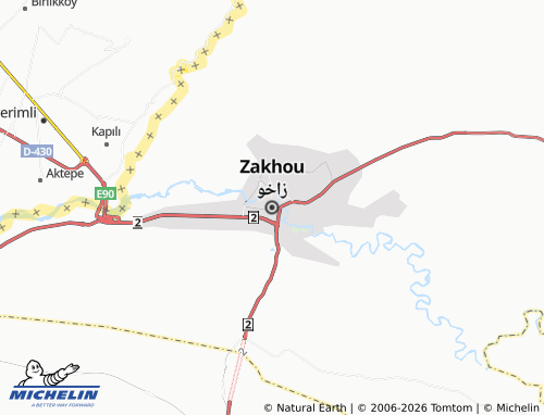 MICHELIN Zakho map - ViaMichelin