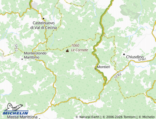 Kaart MICHELIN Gerfalco - ViaMichelin