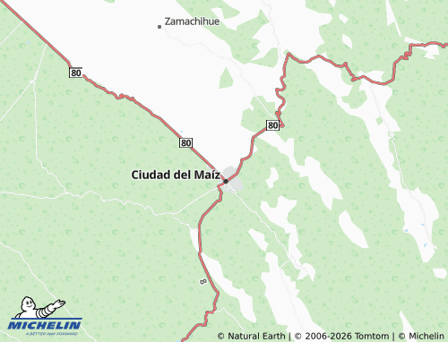 Mapa MICHELIN Valle del Maíz - ViaMichelin