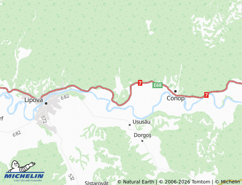 Mappa MICHELIN Milova - ViaMichelin
