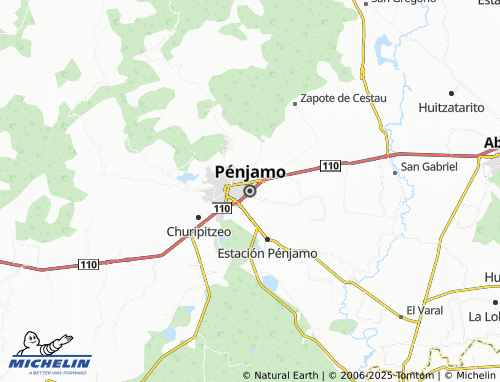 MICHELIN-Landkarte Pénjamo - ViaMichelin