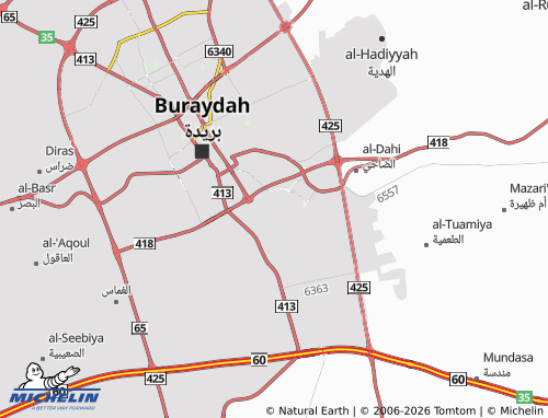 MICHELIN-Landkarte Khudayra - ViaMichelin