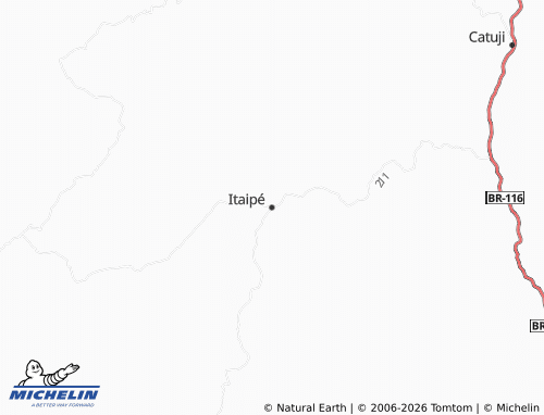 Mapa MICHELIN Itaipé - ViaMichelin