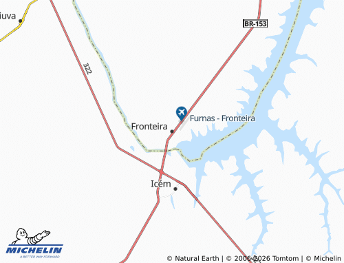 MICHELIN-Landkarte Fronteira - ViaMichelin