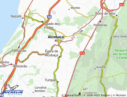 Mappa MICHELIN Capuchos - ViaMichelin