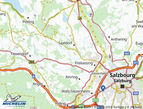MICHELIN-Landkarte Sillersdorf - ViaMichelin
