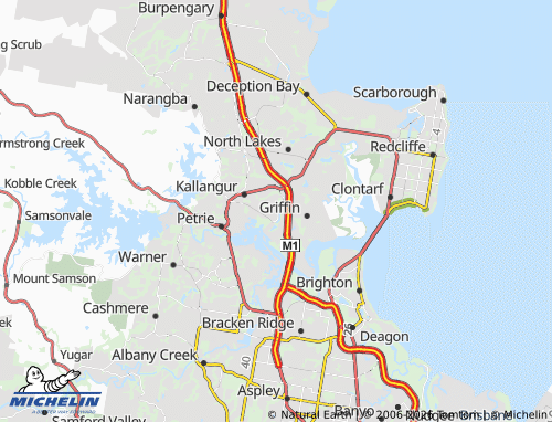 Mapa MICHELIN Murrumba Downs - ViaMichelin