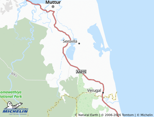 MICHELIN-Landkarte Kavanthissapura2 - ViaMichelin