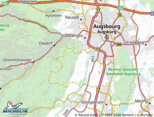 MICHELIN Wellenburg map - ViaMichelin