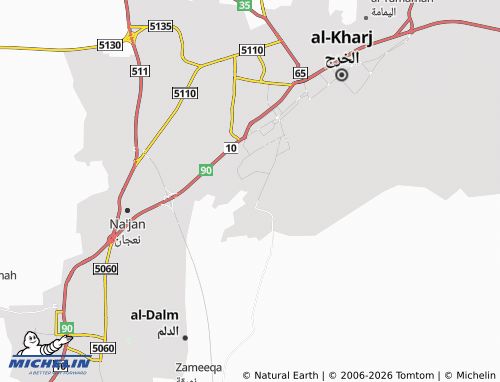MICHELIN-Landkarte Qurtubah - ViaMichelin