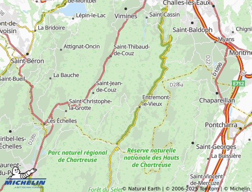 MICHELIN Le Désert map - ViaMichelin