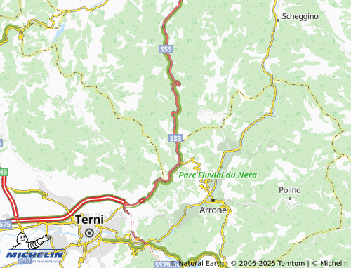 MICHELIN Strettura map - ViaMichelin