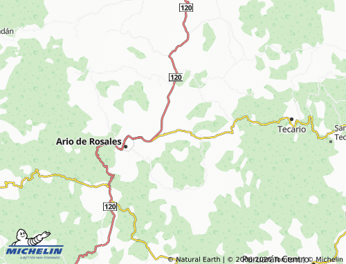 MICHELIN Pablo Cuin map - ViaMichelin