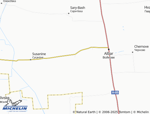 MICHELIN-Landkarte Rivne - ViaMichelin