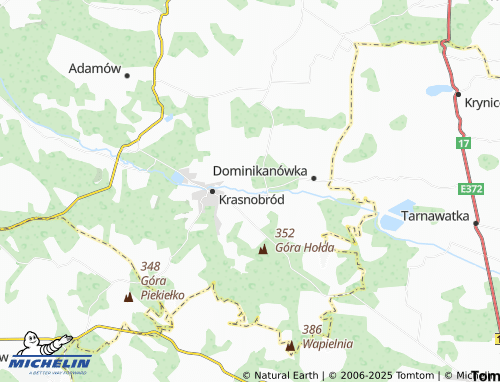 Mapa MICHELIN Turzyniec - ViaMichelin