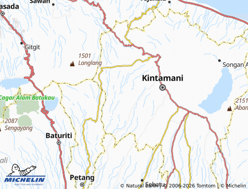 Mappa MICHELIN Gunungbau - ViaMichelin