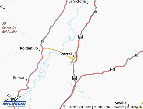 Mapa MICHELIN Guamal - ViaMichelin