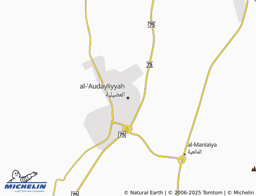 MICHELIN Al Udayliyah map - ViaMichelin