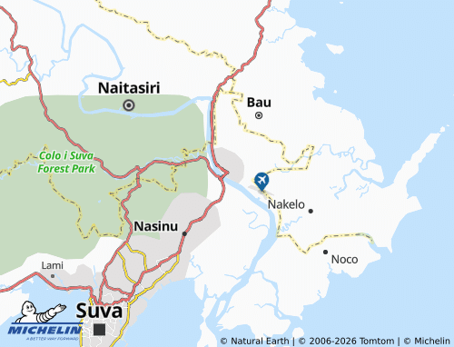 MICHELIN Nausori map - ViaMichelin